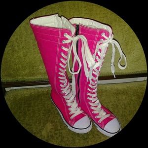 Pink Super Hightop Sneakers
