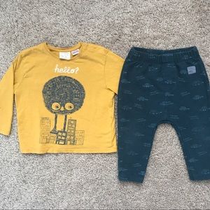 ZARA BABY Long Sleeve and Trouser