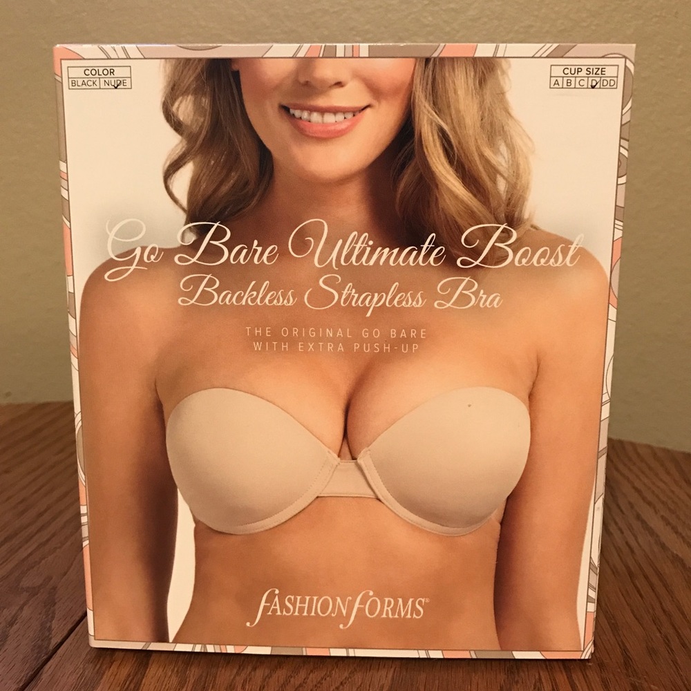 NWT! Nude Backless Strapless Bra - Size D
