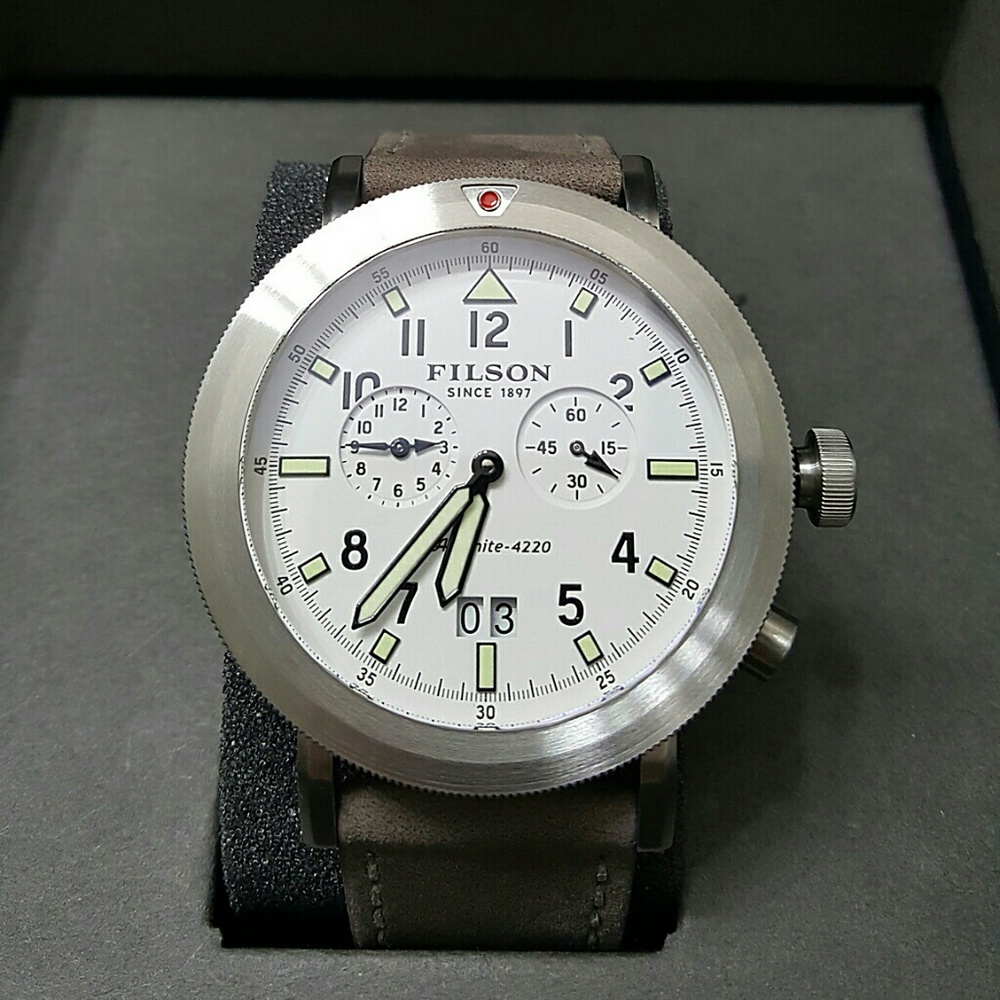 Big sale,$850 Filson by SHINOLA Dual watch
