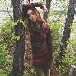 Unique SewMuchLove Organic hand dyed sweatshirt!