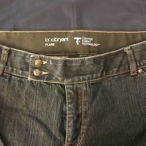 Lane Bryant Tighter Tummy Flare Jeans