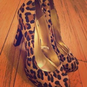 Massaio Leopard sexy 6in heels!