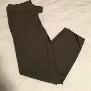 J. Crew "Andie" pants - Olive green - Size 0