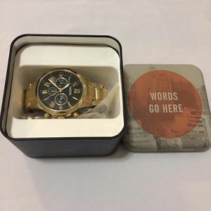 Fossil Grant Chronograph Gold