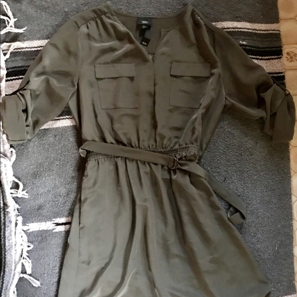Green Army Dress