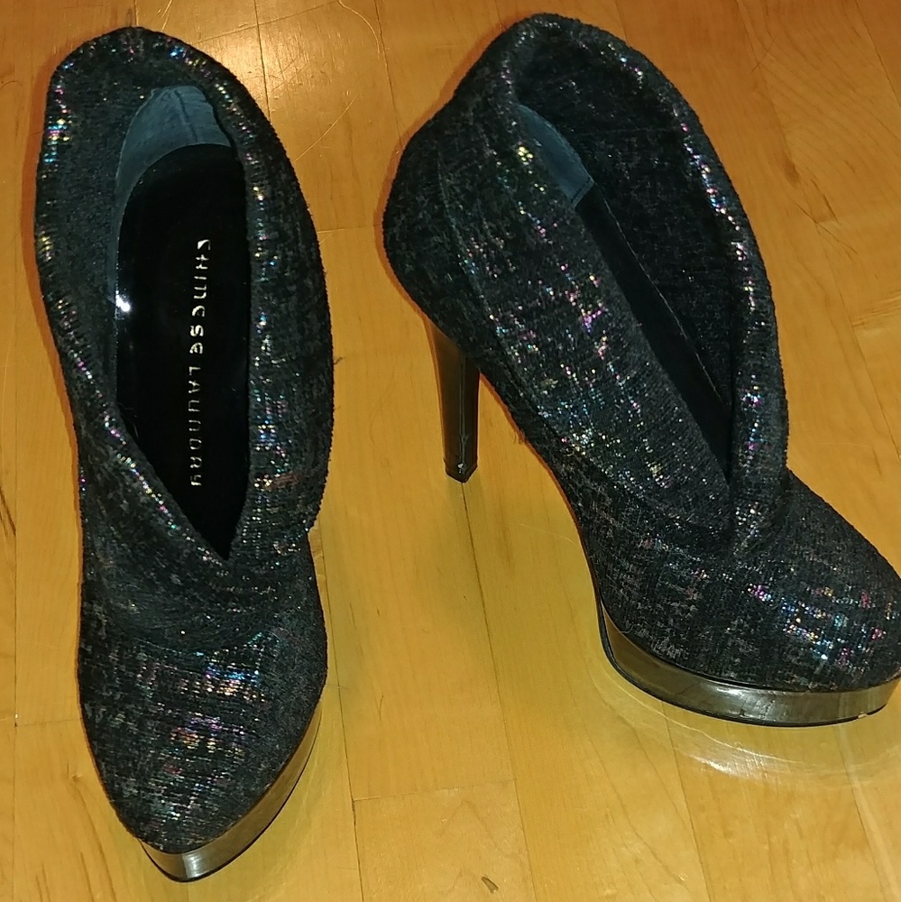 Chinese laundry black heels size 7