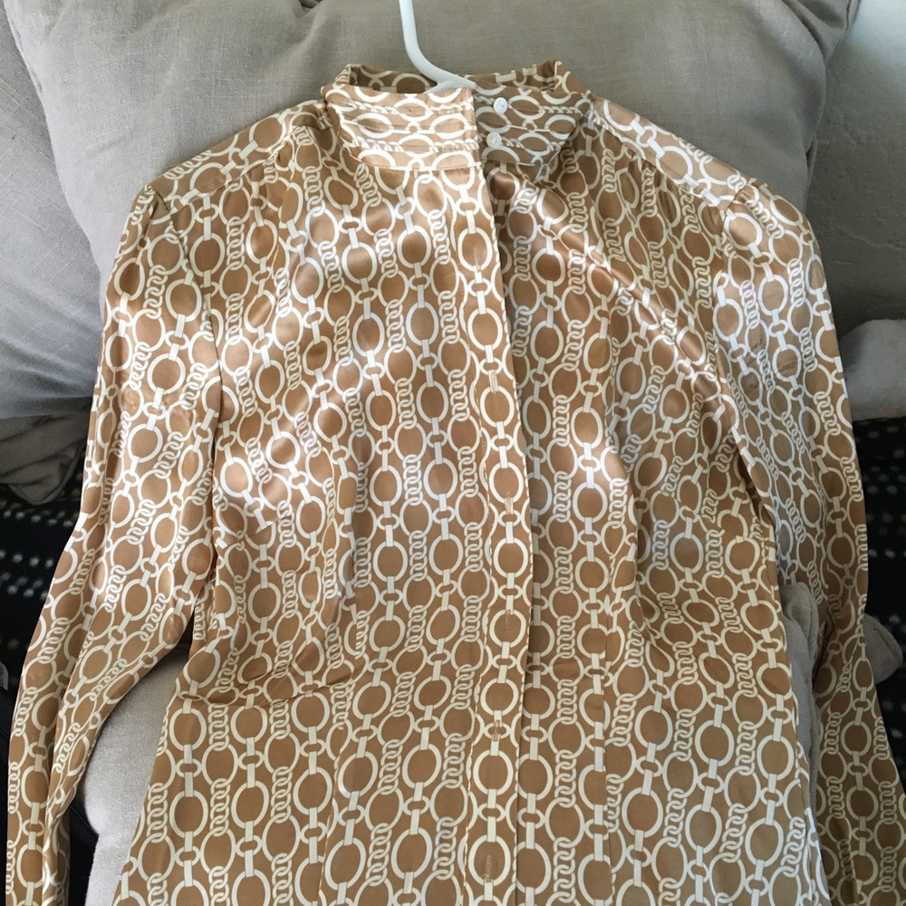 Tommy Hilfiger button up silk shirt