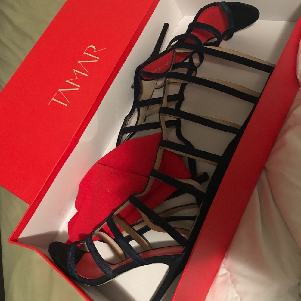 TAMAR Haircalf-Gladiator Boot Sandal