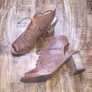 Chinese Laundry lace up, perforated booties Chinese Laundry lace up, perforated booties
