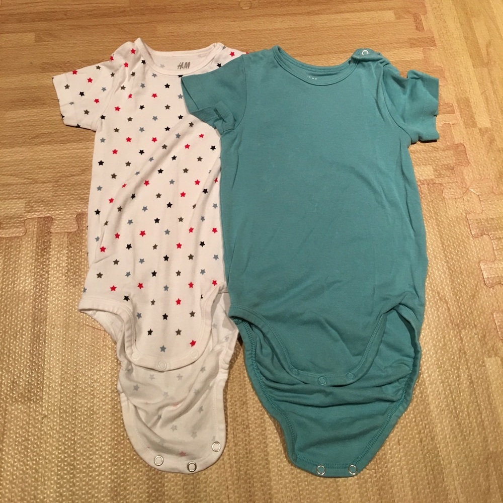 Organic cotton onesies