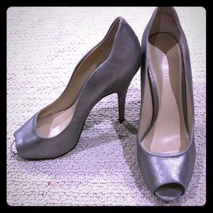 Silver peep toe💘💘💘