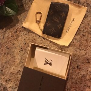 Louis Vuitton monogram key chain key pouch