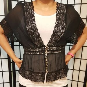 Love Culture sheer lace top