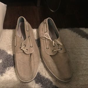 Good condition Aldo linen boat shoes