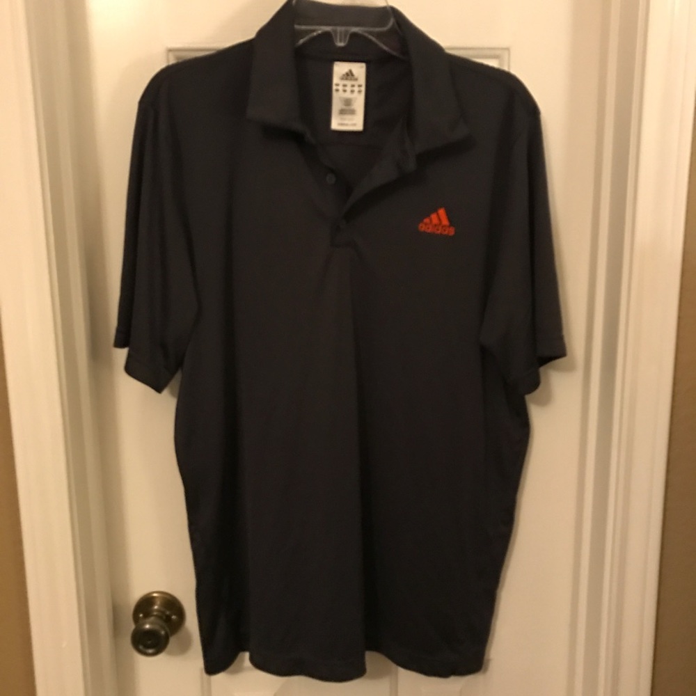 Adidas ClimaLite Polo Golf Shirt Size Large EUC