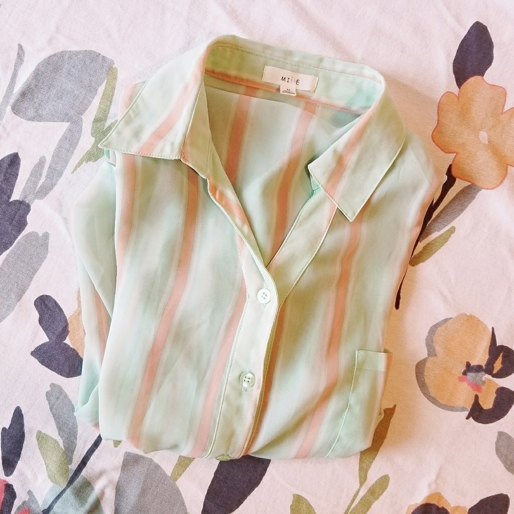 Trendy Tie Blouse