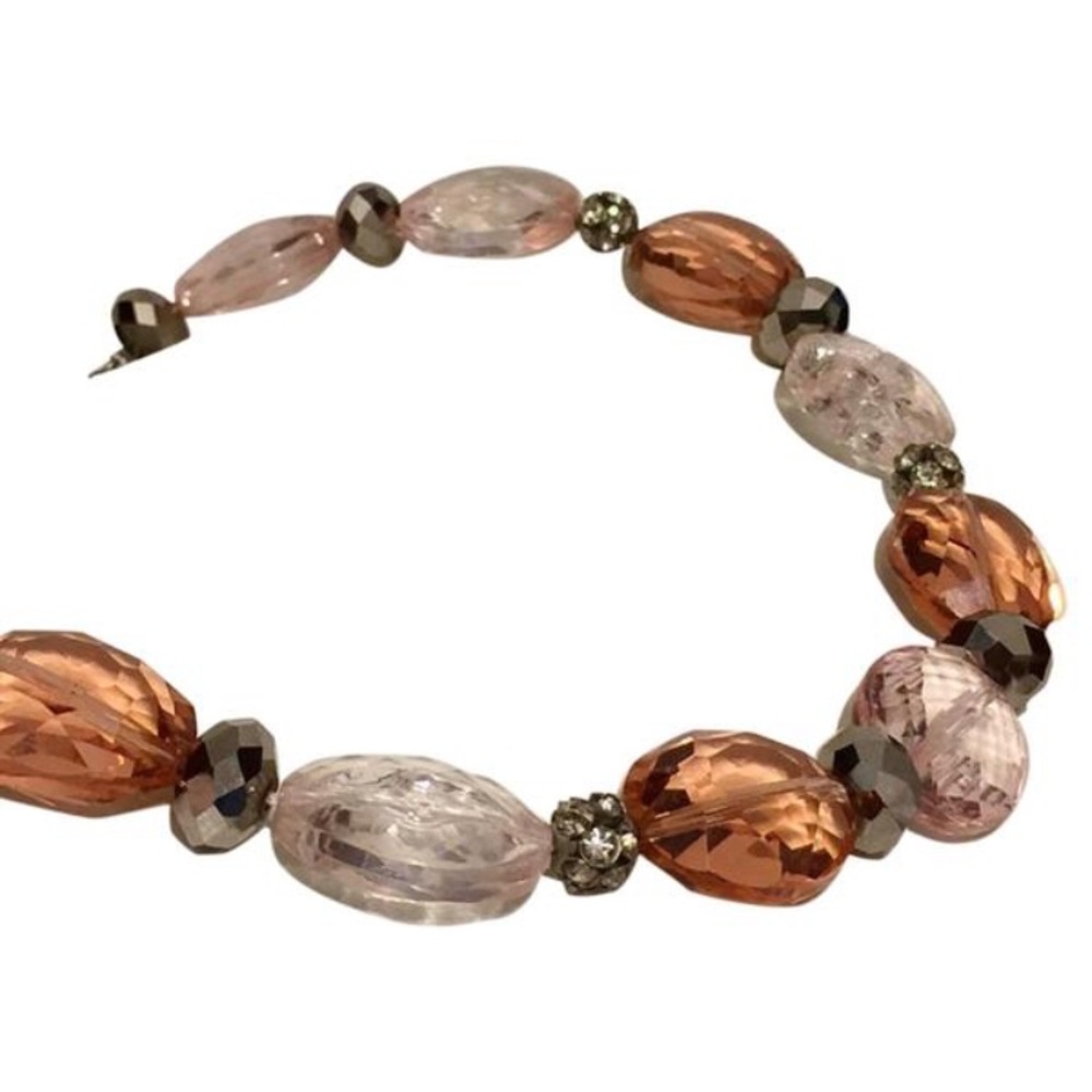 Glass beaded Trifari necklace strand