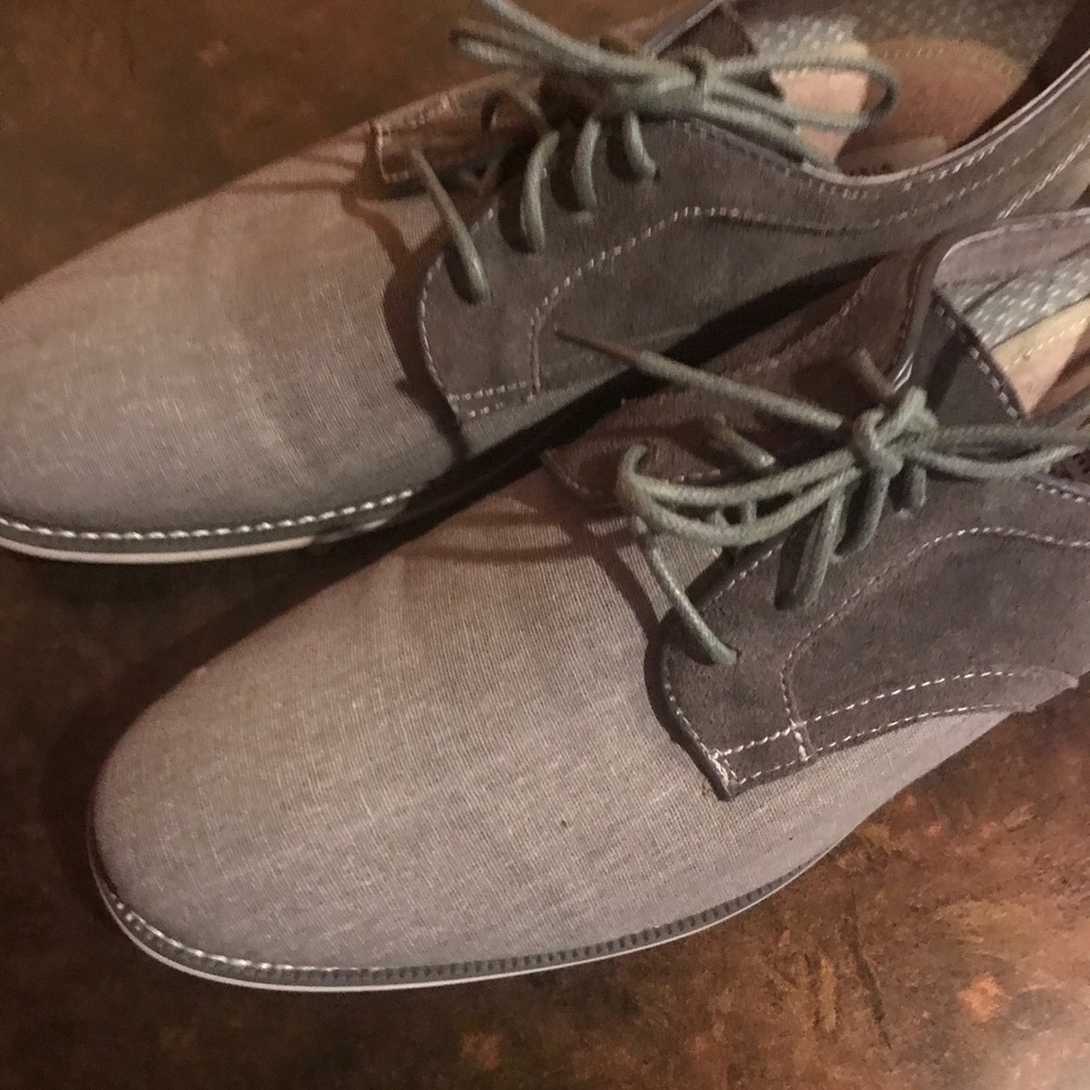Steve Madden Grey Oxford size 12 men's shoes - Picture 3 of 6