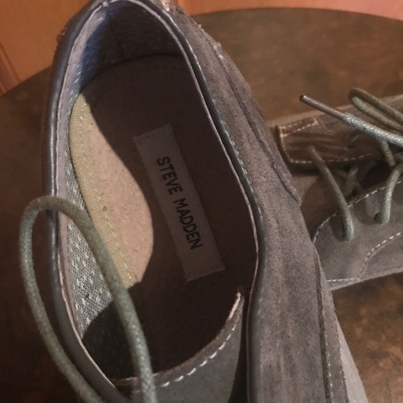 Steve Madden Grey Oxford size 12 men's shoes - Picture 6 of 6