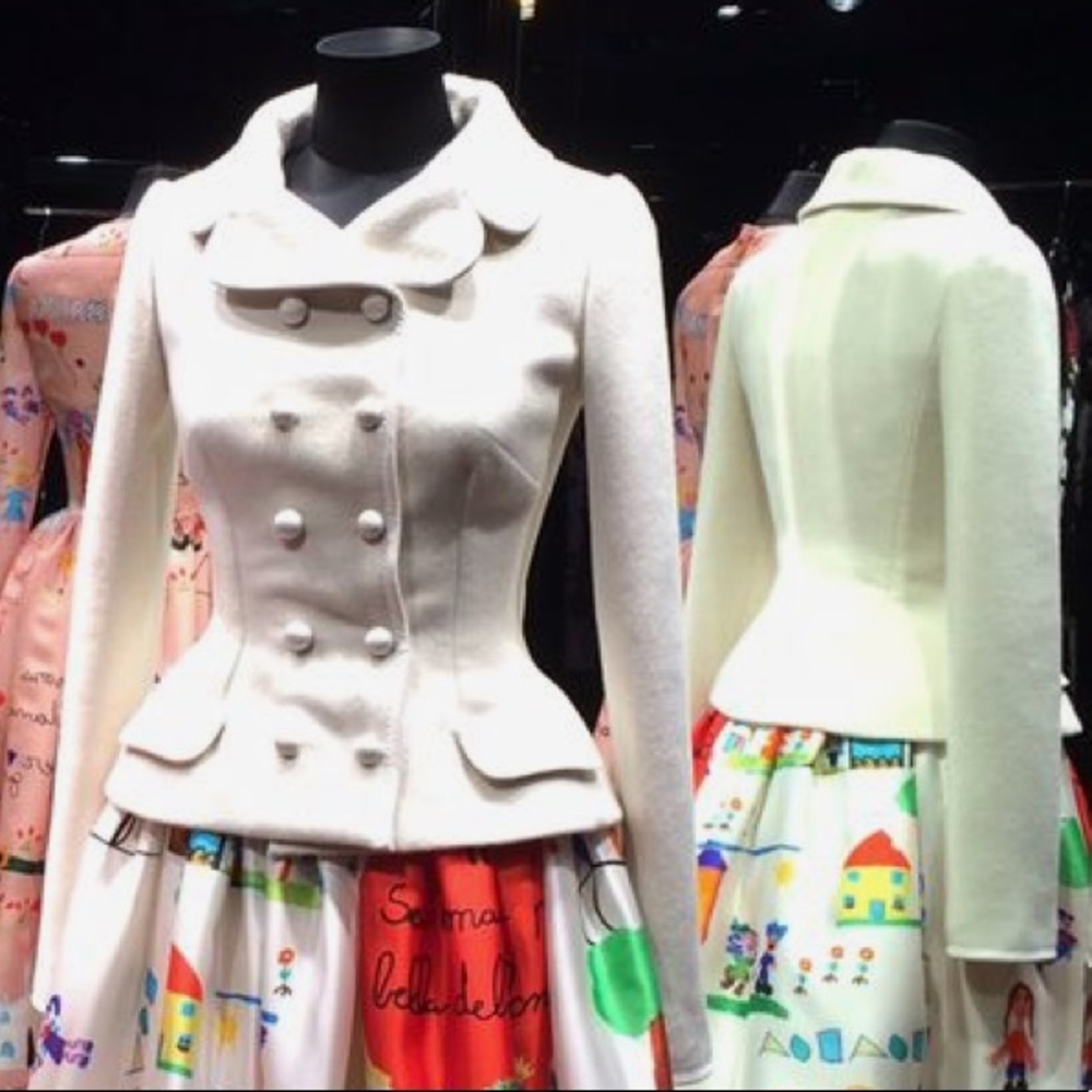 ISO Searching For wool coat with cinched/peplum waist