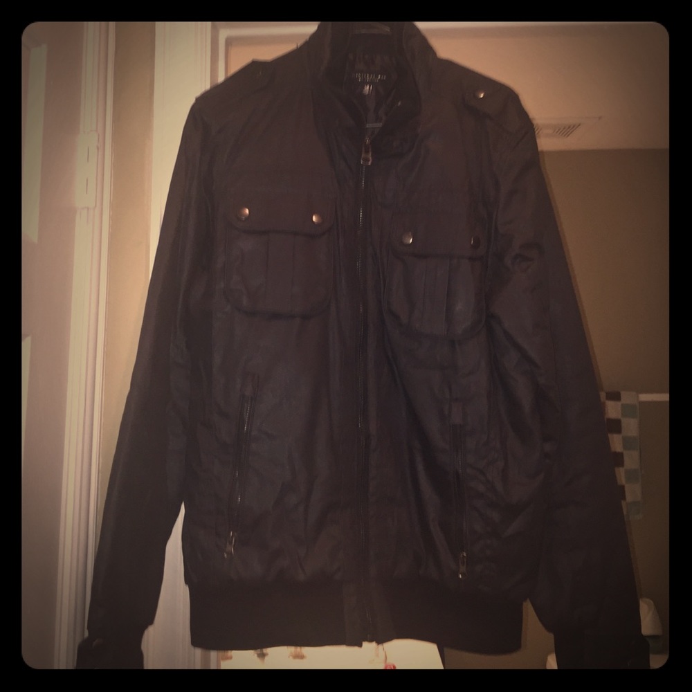 ✅ SALE ❗️Men jacket - very dark gray black