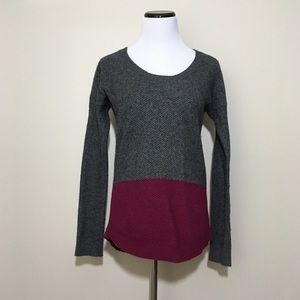 Splendid Colorblock Honeycomb-Knit Sweater Splendid Colorblock Honeycomb-Knit Sweater