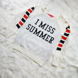 Rebellious One I Miss Summer Sweater