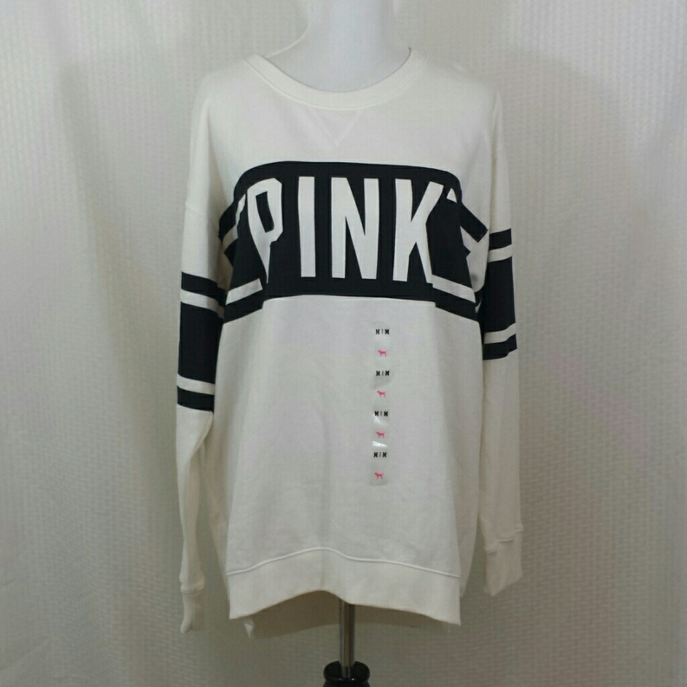 SOLD NWT Pink Oversize Sweater Sweatshirt - Picture 1 of 7