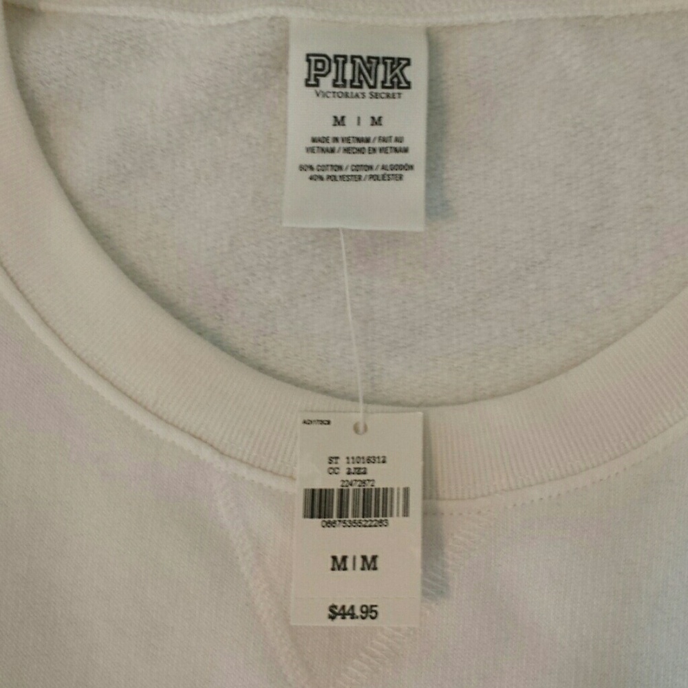 SOLD NWT Pink Oversize Sweater Sweatshirt - Picture 5 of 7