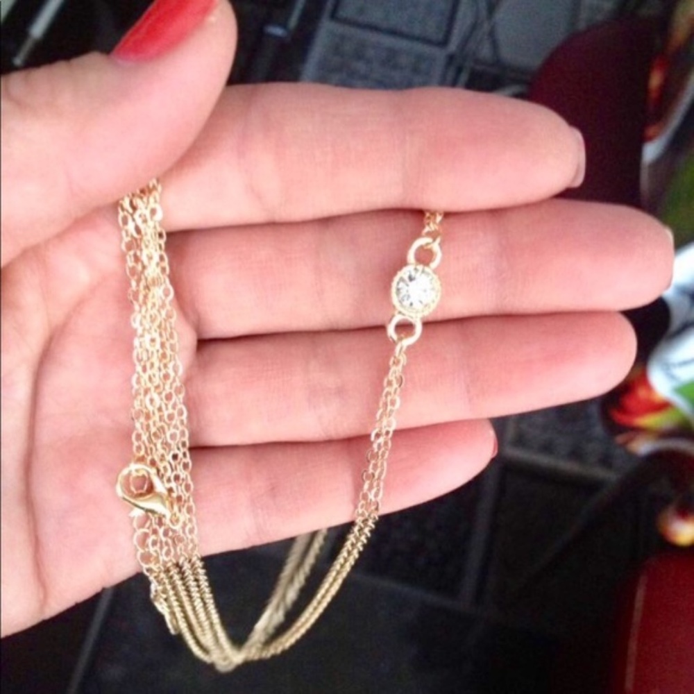 Dainty Sexy Single CZ Bikini Belly Chain Jewelry - Picture 4 of 8