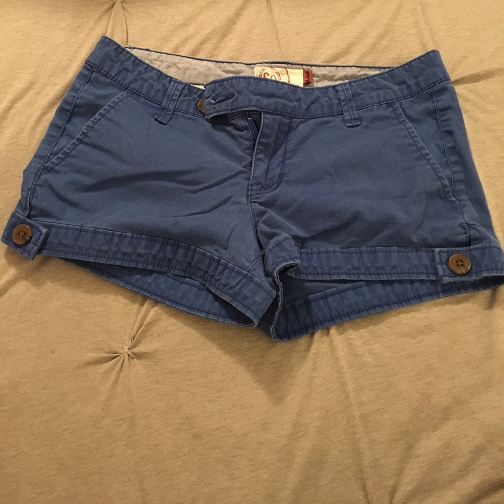 Blue shorts