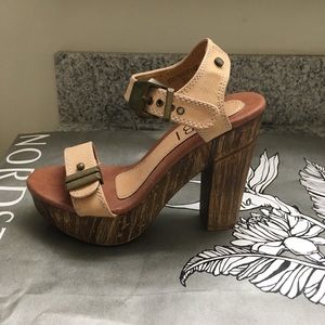 Tan Platform Heels