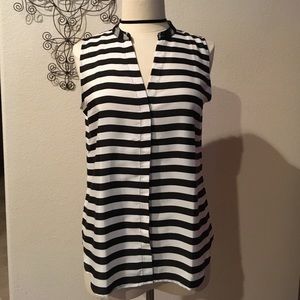 Lace Neck Ann Taylor Blouse