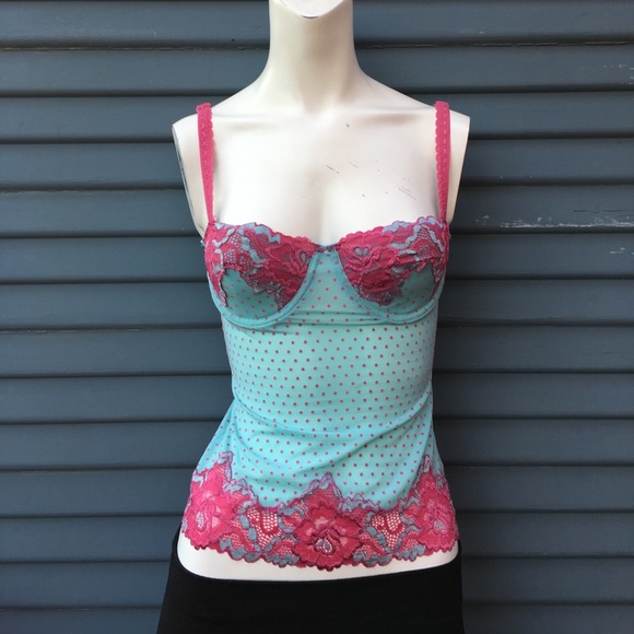 Other - NWOT- 34B pink and blue lingerie.