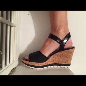Anne Klein Sport Black Sandals
