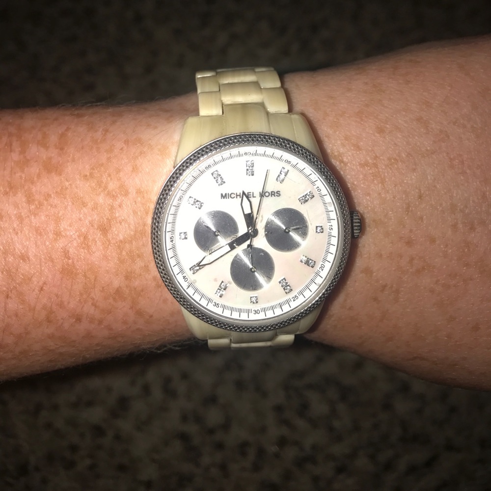 Michael Kors Mother of Pearl Watch