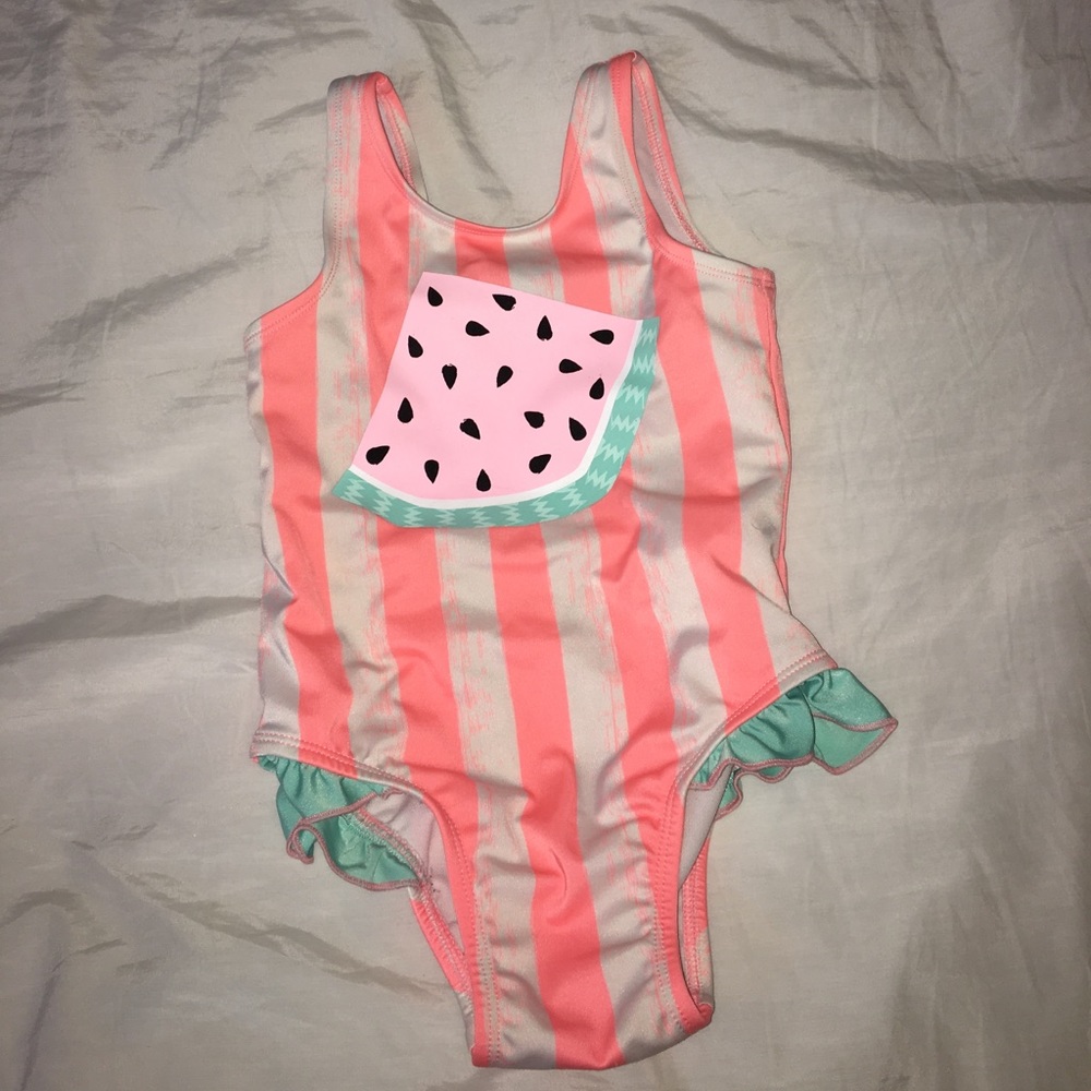 Adorable Watermelon Cat & Jack bathing suit.