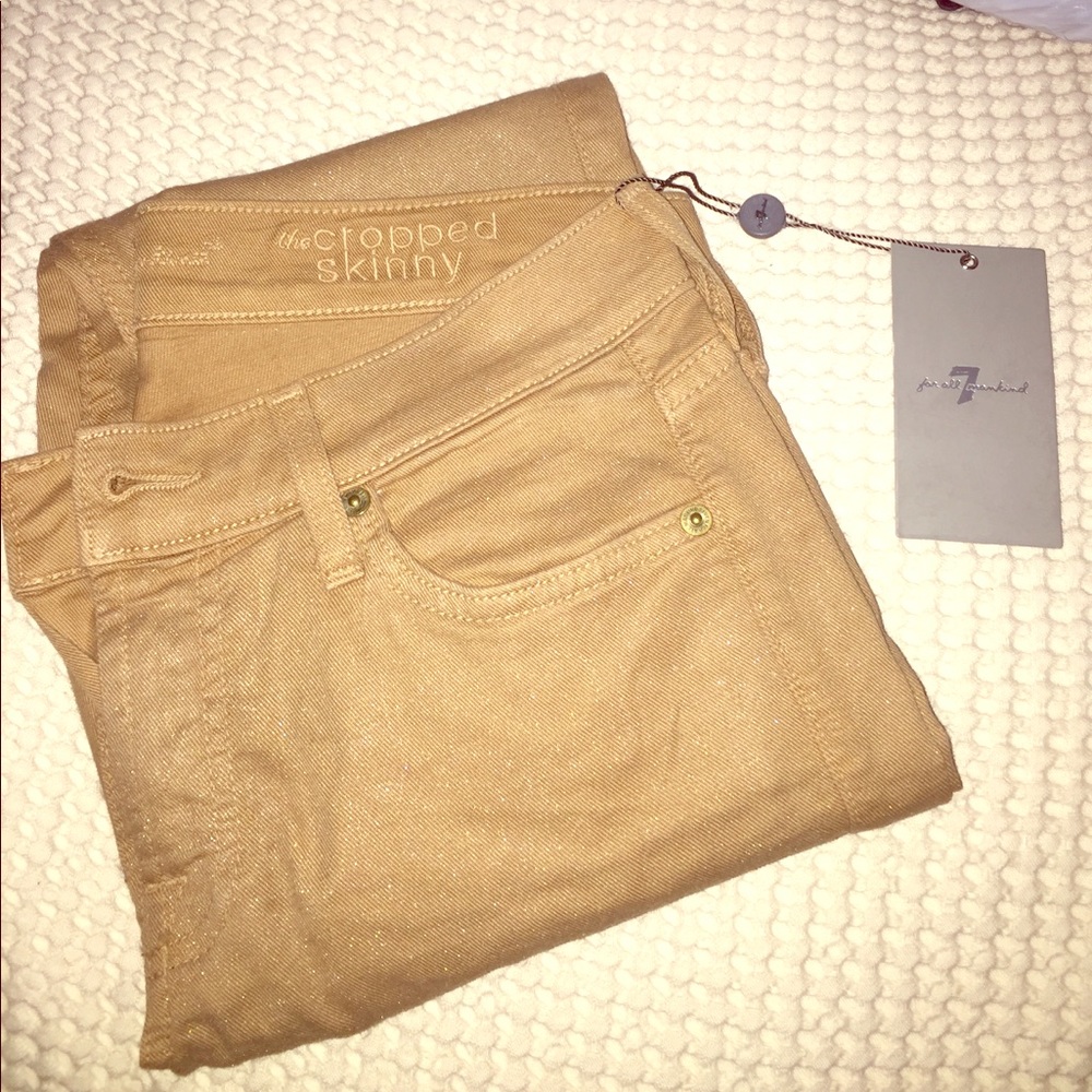 Seven For All Mankind Cropped Skinny Pants