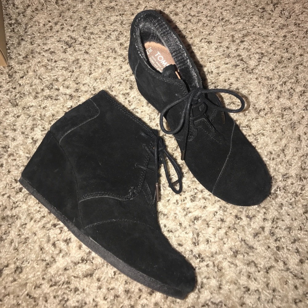TOMS Black Booties