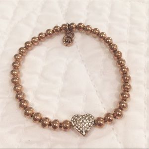 Michael Kors Rose Gold Heart Bracelet