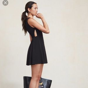 Reformation Quinoa Dress, black, size 4 (sm)