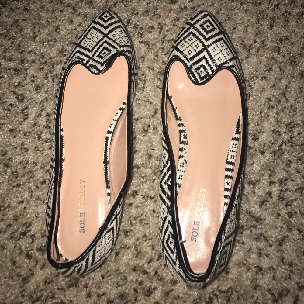 Sole Society Patterned Flats