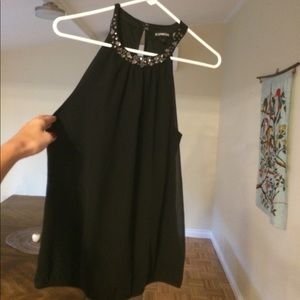Best offer Black no sleeve express blouse