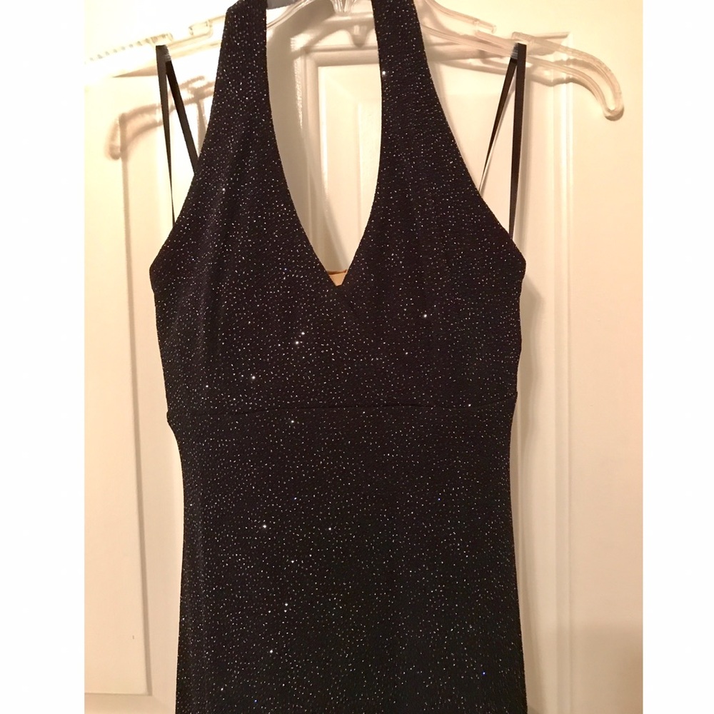 Sparkling Black Formal Long Dress