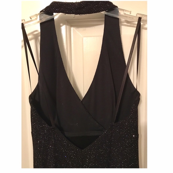 Sparkling Black Formal Long Dress - Picture 3 of 3