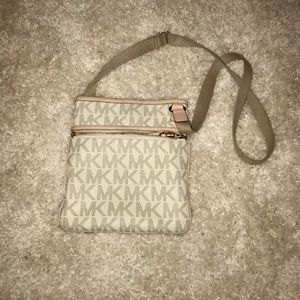 Michael kohrs cream satchel