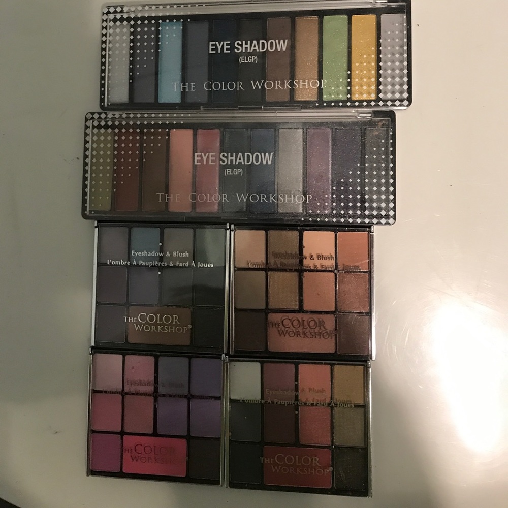 The Color Workshop Eyeshadow palettes