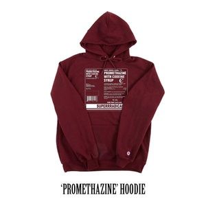 SUPERRRADICAL "LEAN" HOODIE//SZ L