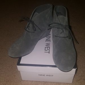 Nine West Joanisa Grey Bootie - NEW - Sz 7.5